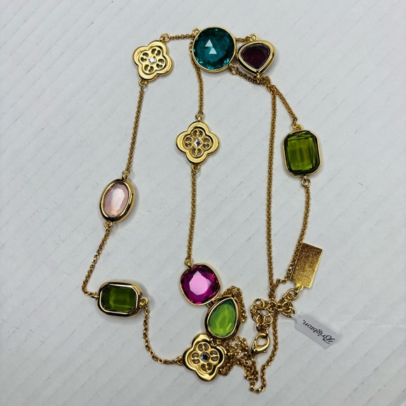 New BRIGHTON My Flat In London  Multi-Color Gemstone Necklace - Picture 4 of 4